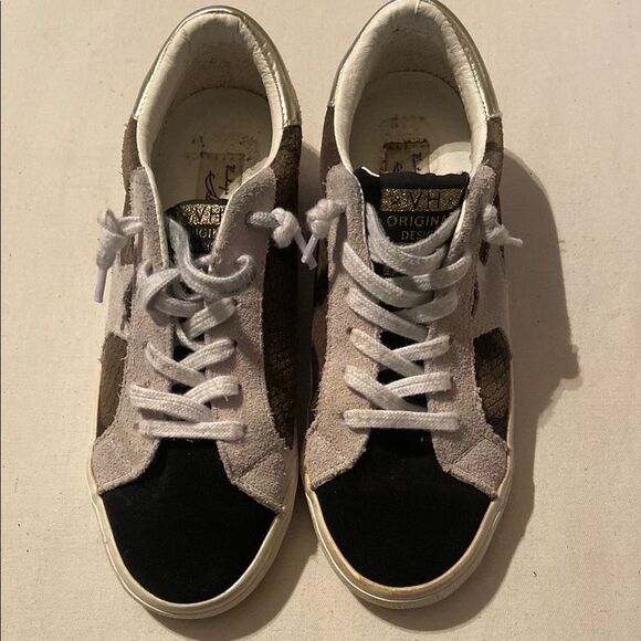 Vintage Havana Star Sneakers Camo crocodile pattern size 6.5 - Picture 1 of 8
